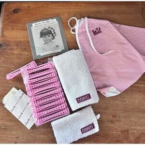 Pleasant Company Hair Care Curling Kit American Girl Dolls Spa Package
